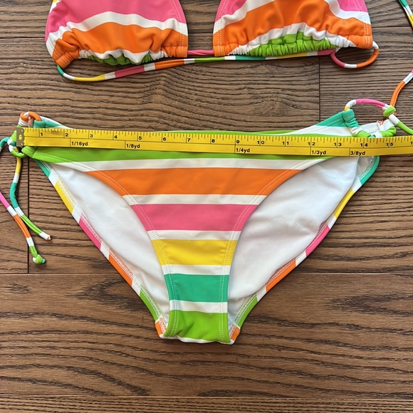 Rainbow Stripe Bikini - Picture 3 of 7